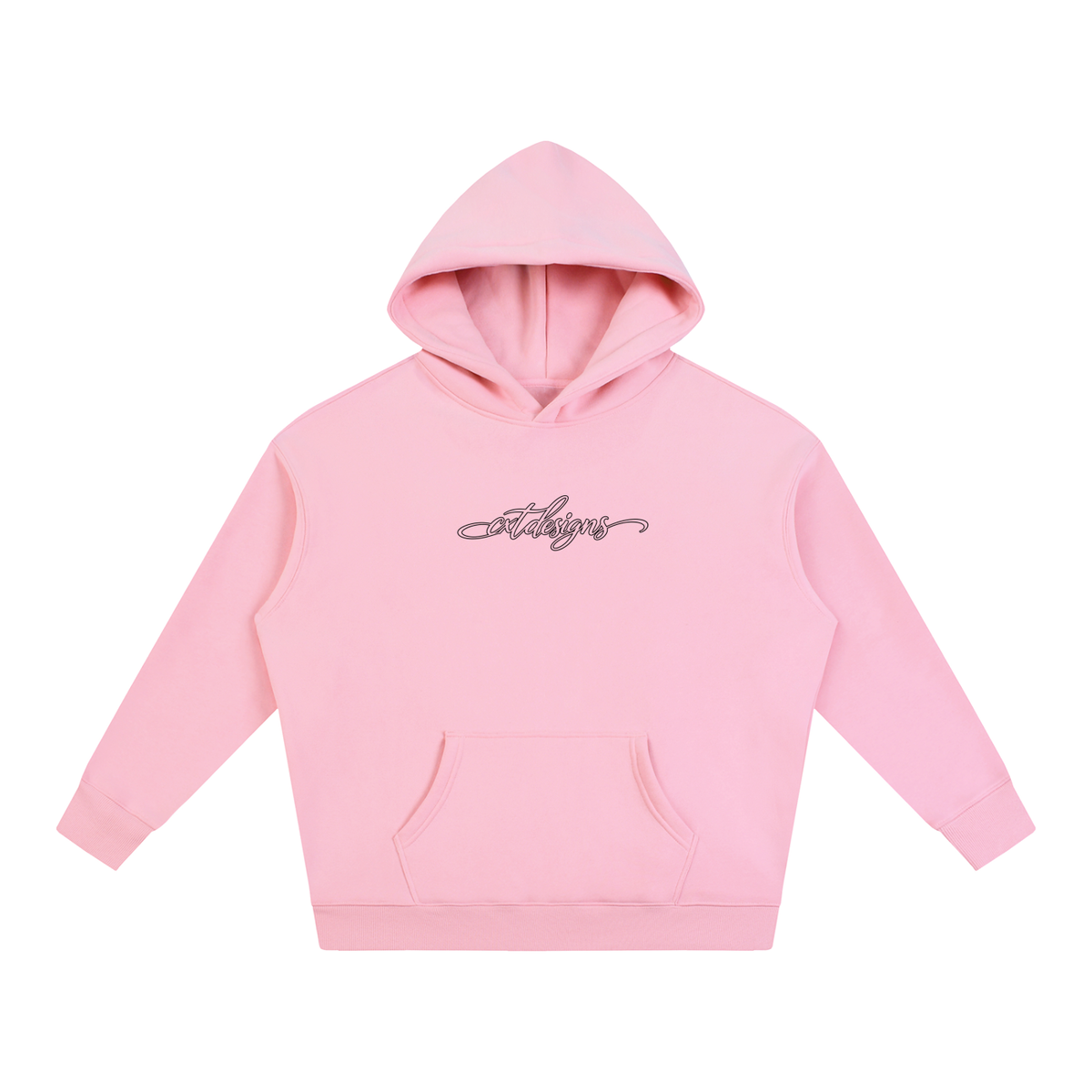 CXT Cursive V2 White Hoodie
