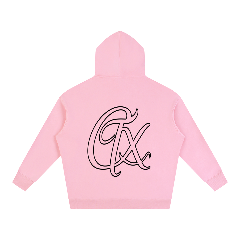 CXT Cursive V2 White Hoodie