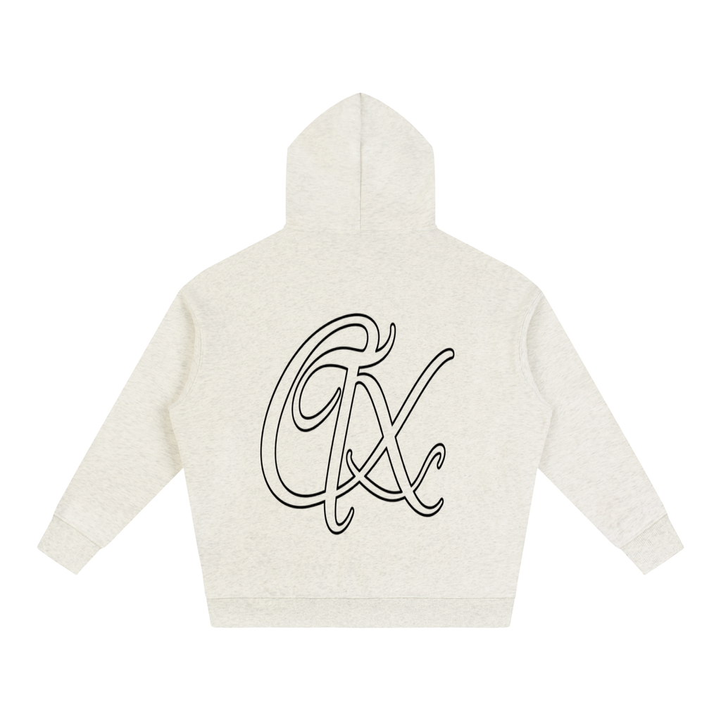 CXT Cursive White Hoodie