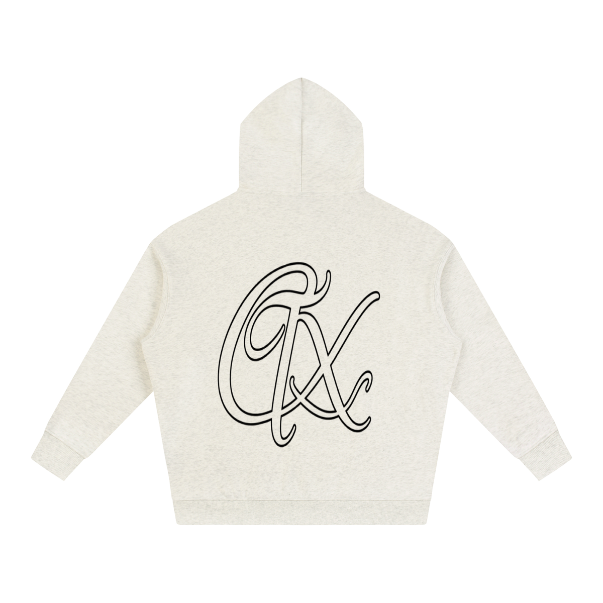 CXT Cursive White Hoodie
