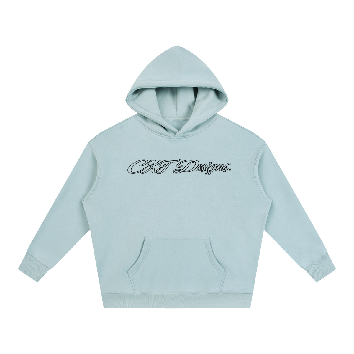 CXT Cursive White Hoodie