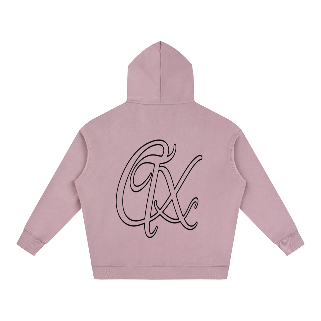 CXT Cursive White Hoodie