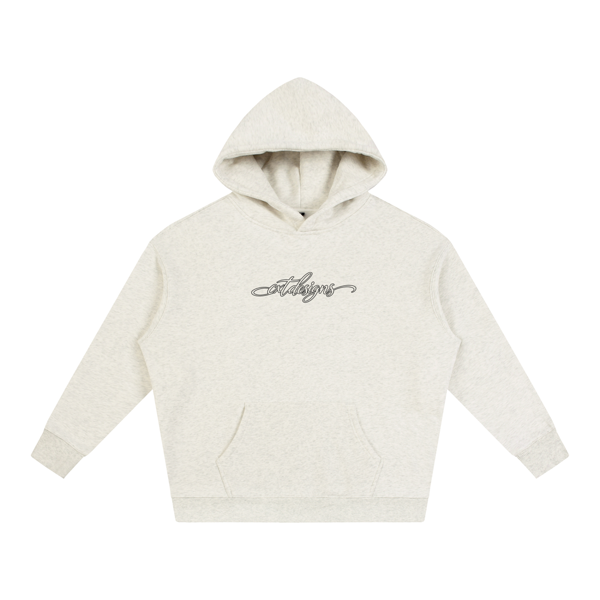 CXT Cursive V2 White Hoodie