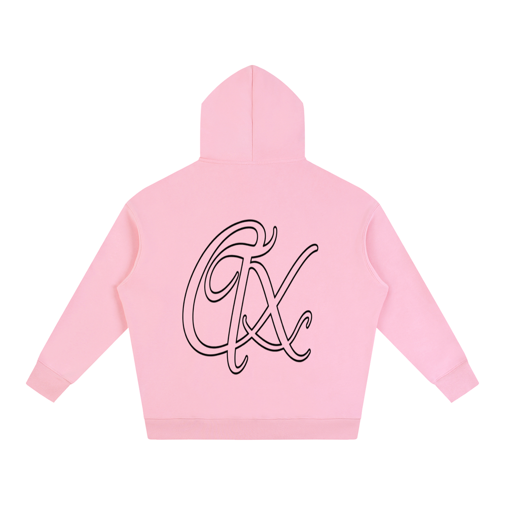 CXT Cursive White Hoodie