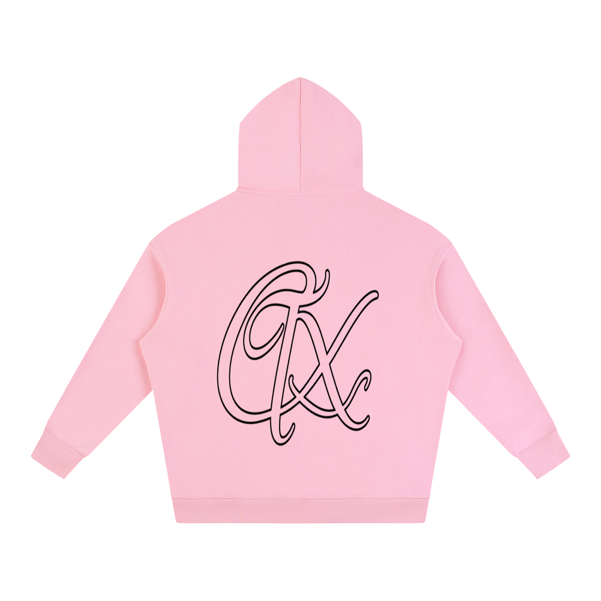 CXT Cursive White Hoodie