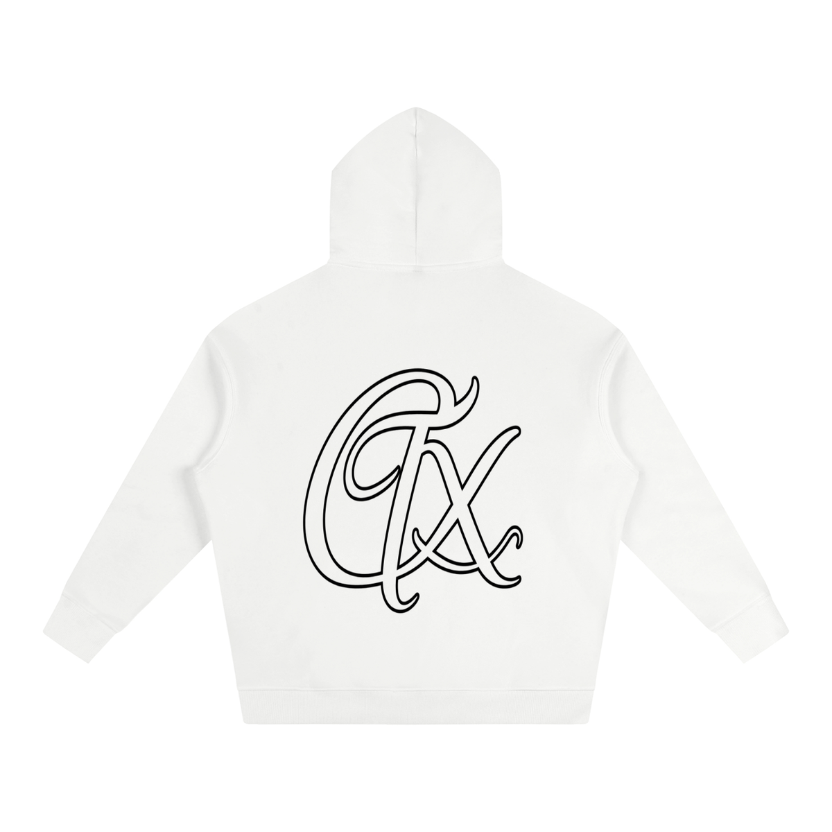 CXT Cursive V2 White Hoodie