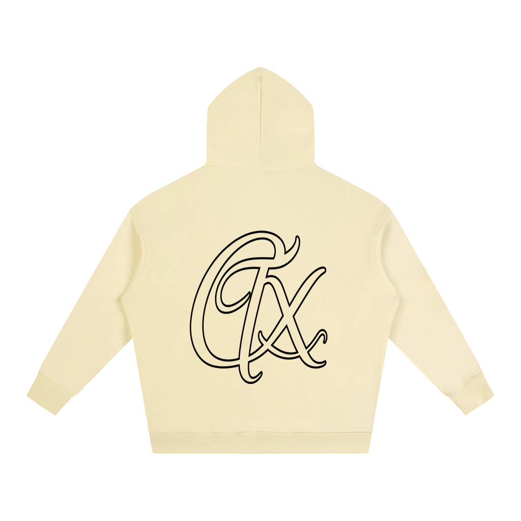 CXT Cursive V2 White Hoodie