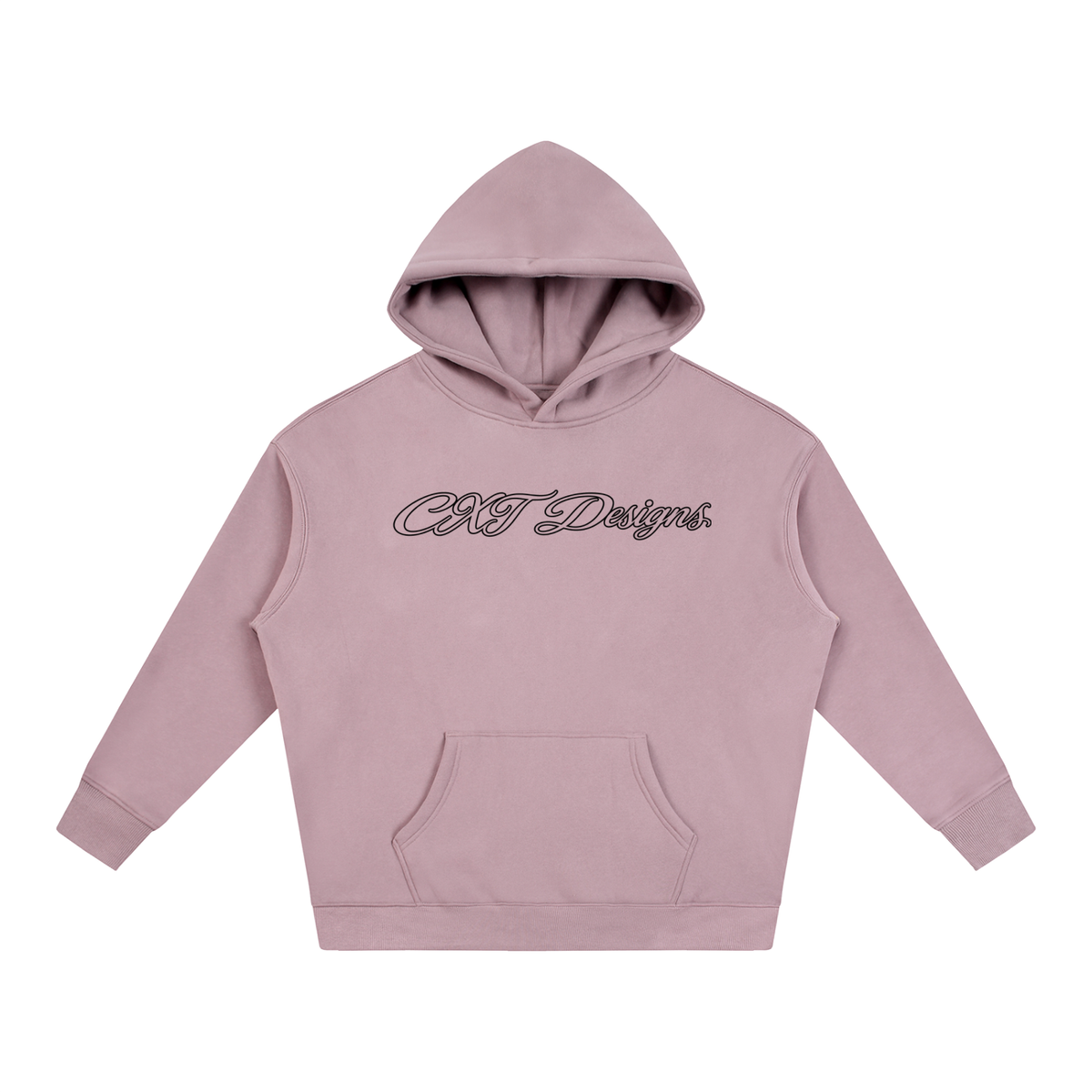 CXT Cursive White Hoodie
