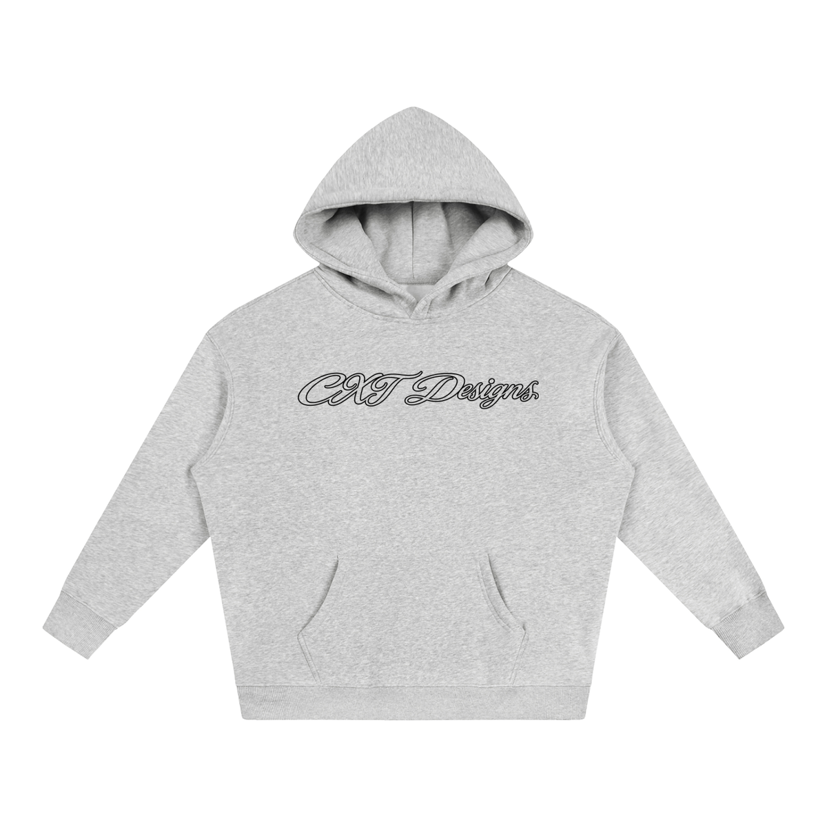 CXT Cursive White Hoodie