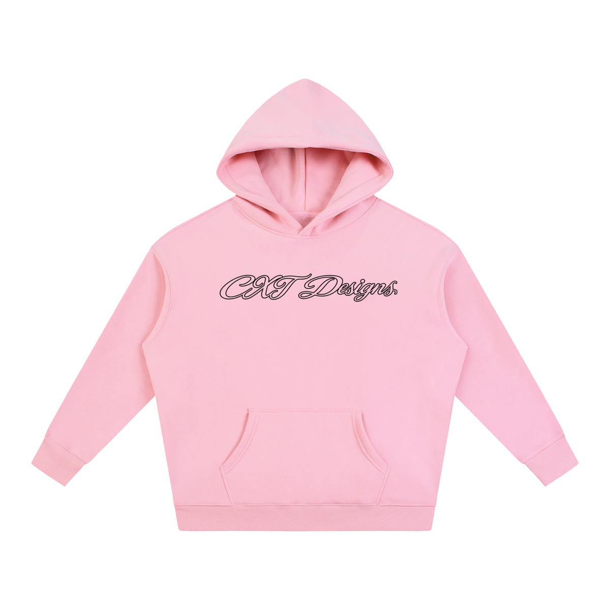 CXT Cursive White Hoodie