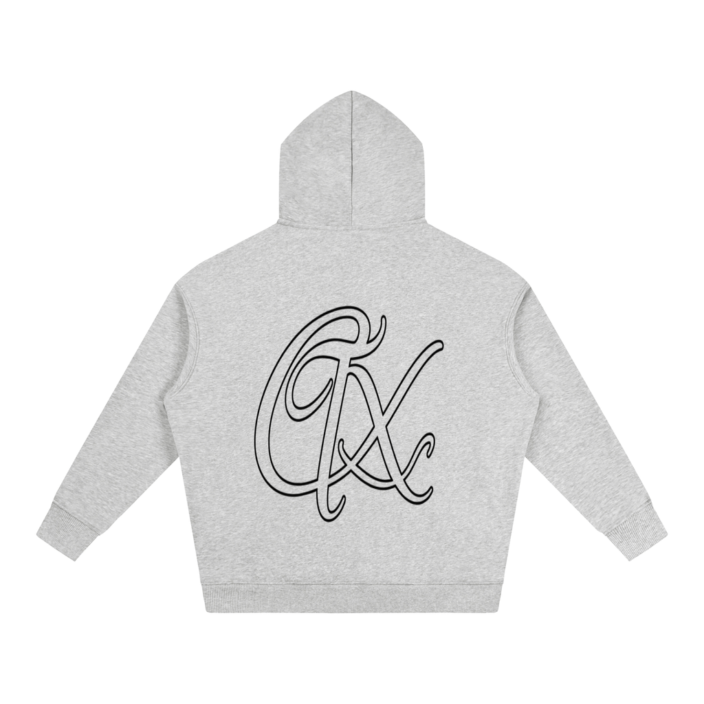 CXT Cursive White Hoodie