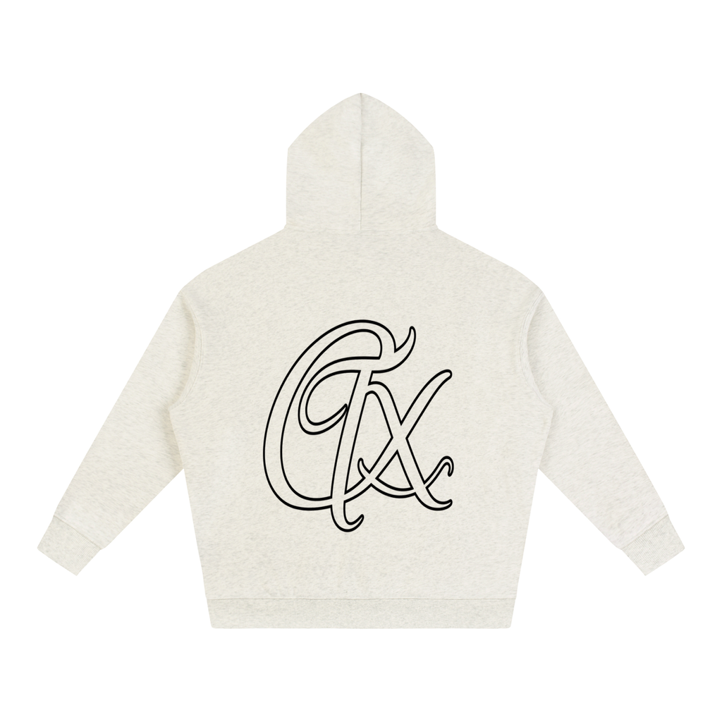 CXT Cursive V2 White Hoodie