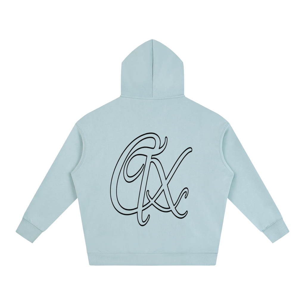 CXT Cursive White Hoodie